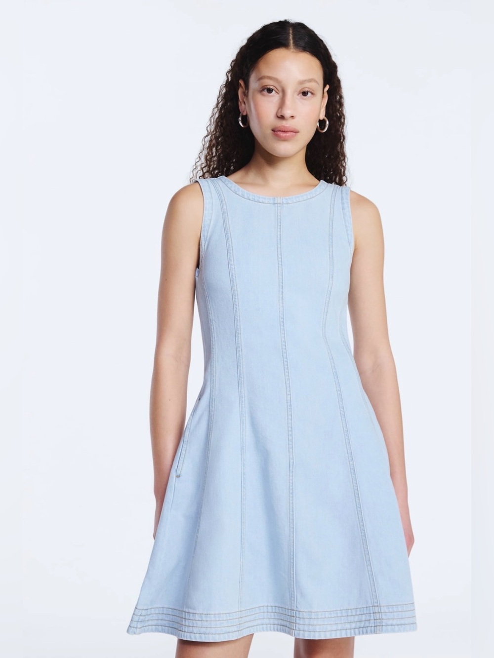 Women’s Free Assembly Light Denim Dress - Medium